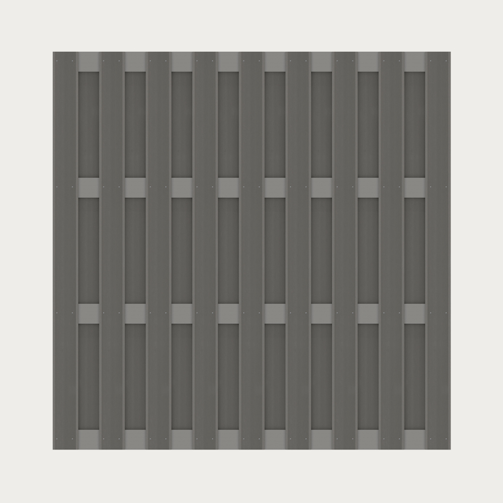 JUMBO WPC Alu Anthrazit 179x179cm