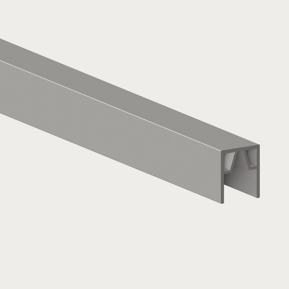SYSTEM DESIGN oberes Endprofil anthrazit 1735mm