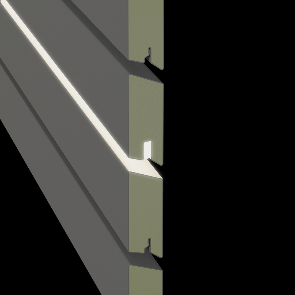 SYSTEM RHOMBUS LED-Lichtleiste Silber – Bild 2