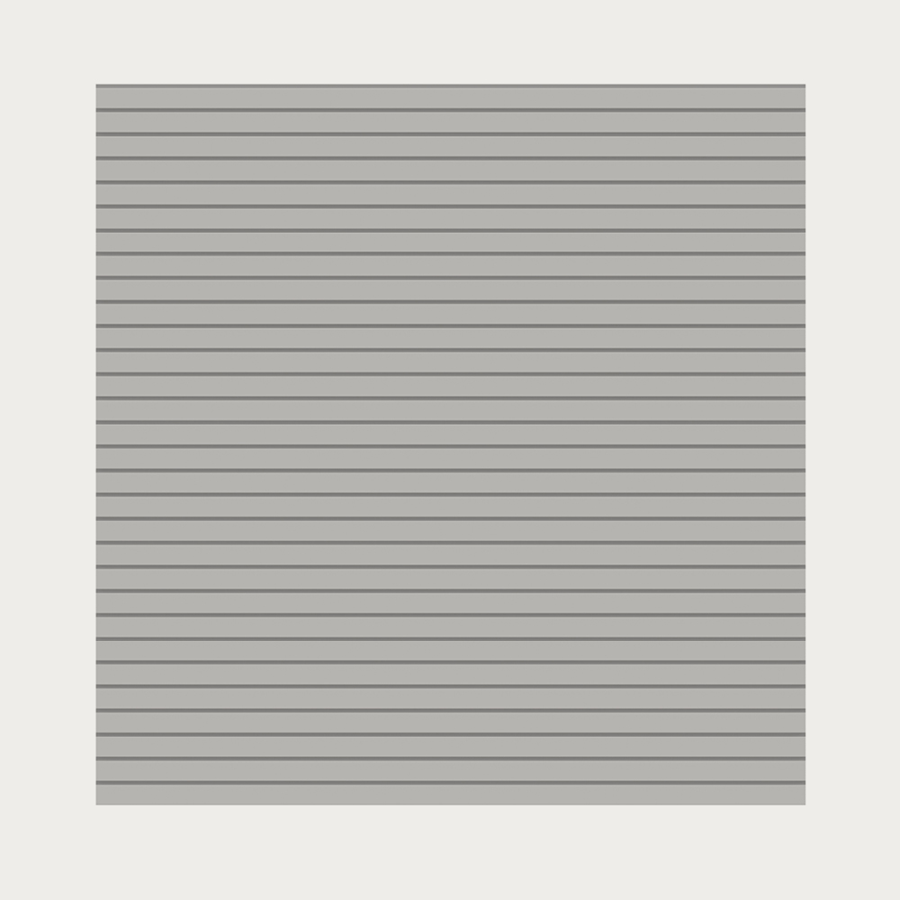 SYSTEM RHOMBUS Metall Silber, 180x180cm