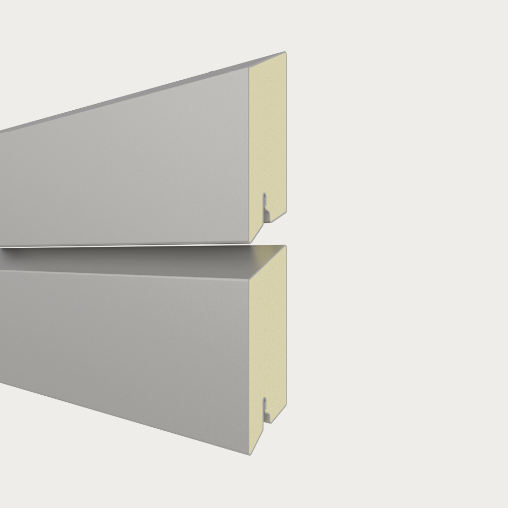 SYSTEM RHOMBUS Metall Einzelprofil Silber, 6x2x179