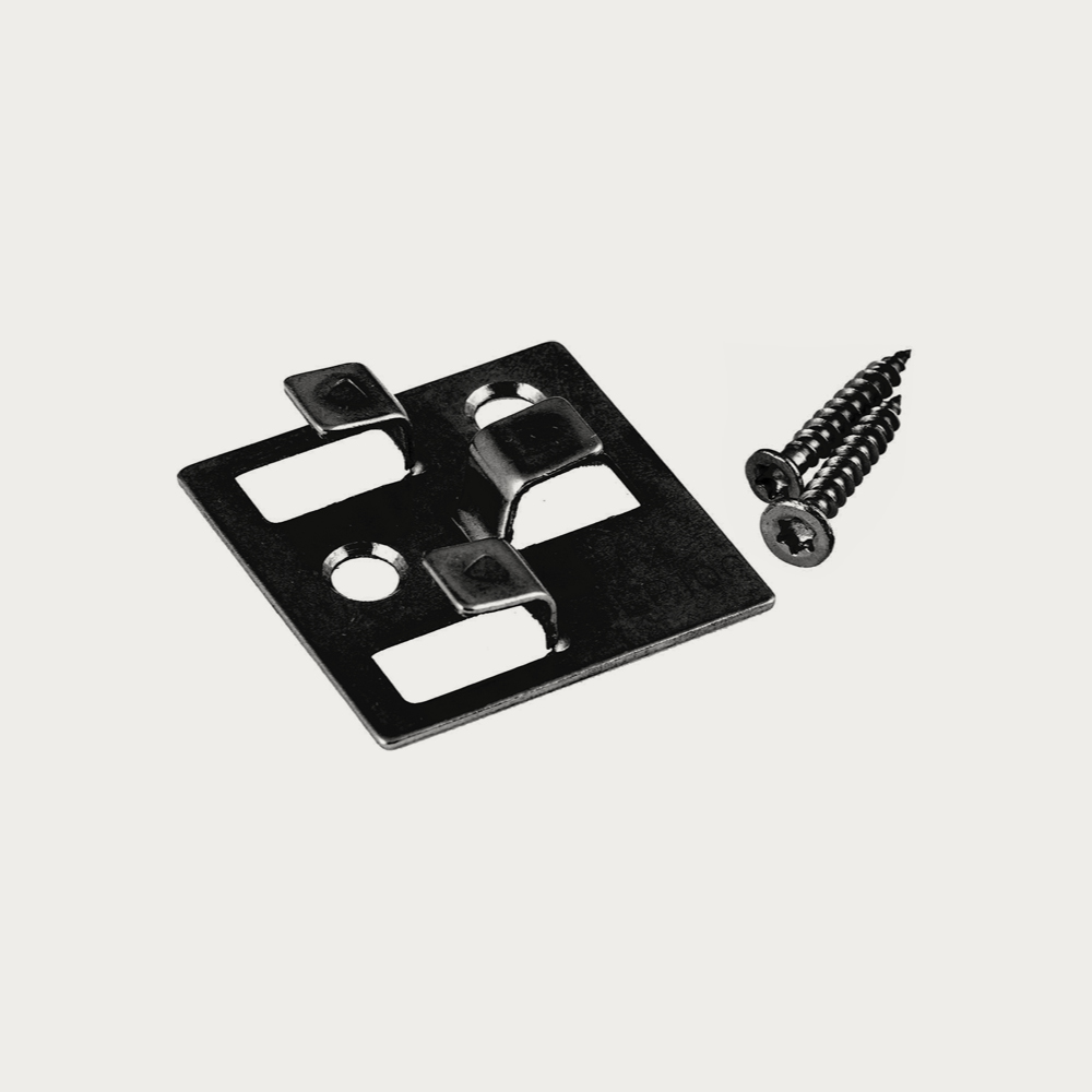 WPC Terrassenclips scharz, 4mm Fugengröße
