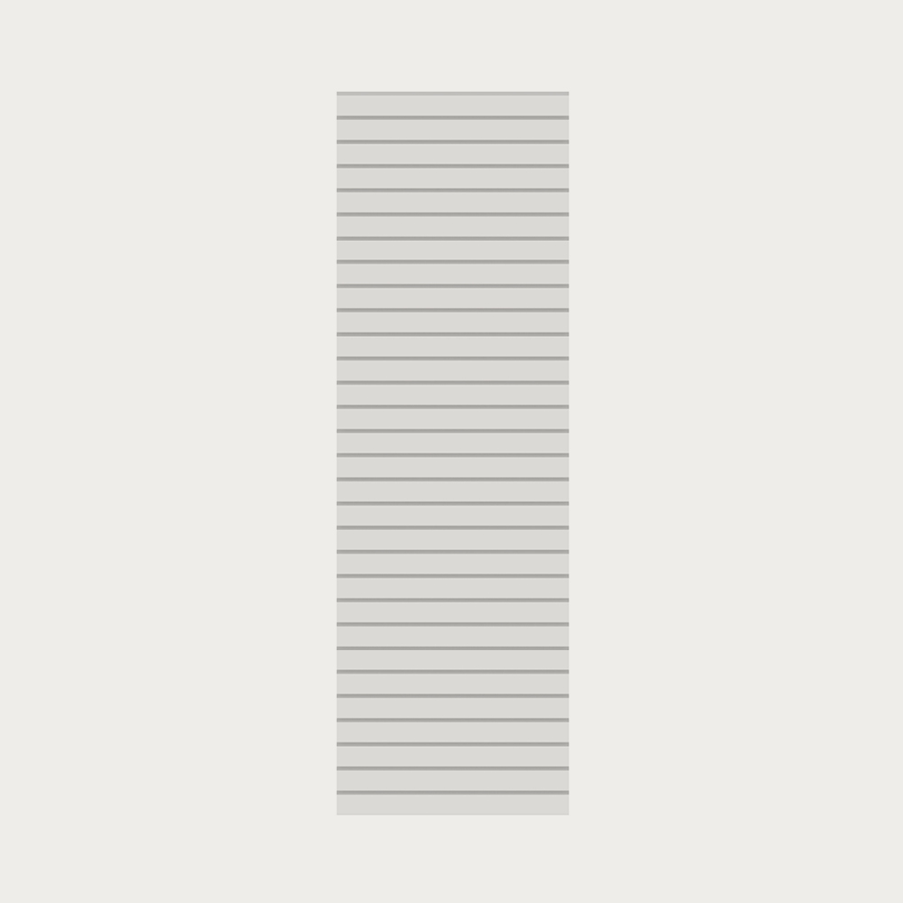 SYSTEM RHOMBUS Metall Weiss, 60x180cm