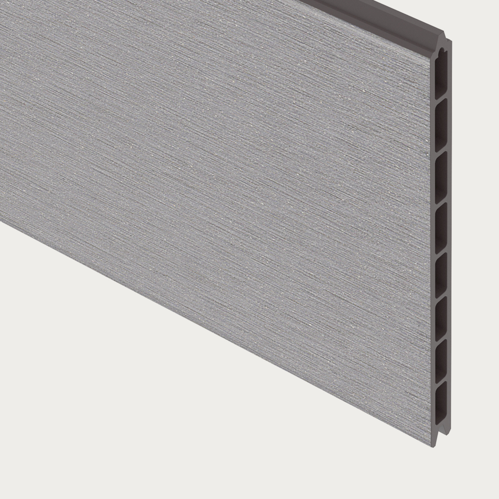 SYSTEM WPC XL Grau Einzelprofil 20x300x1783 mm
