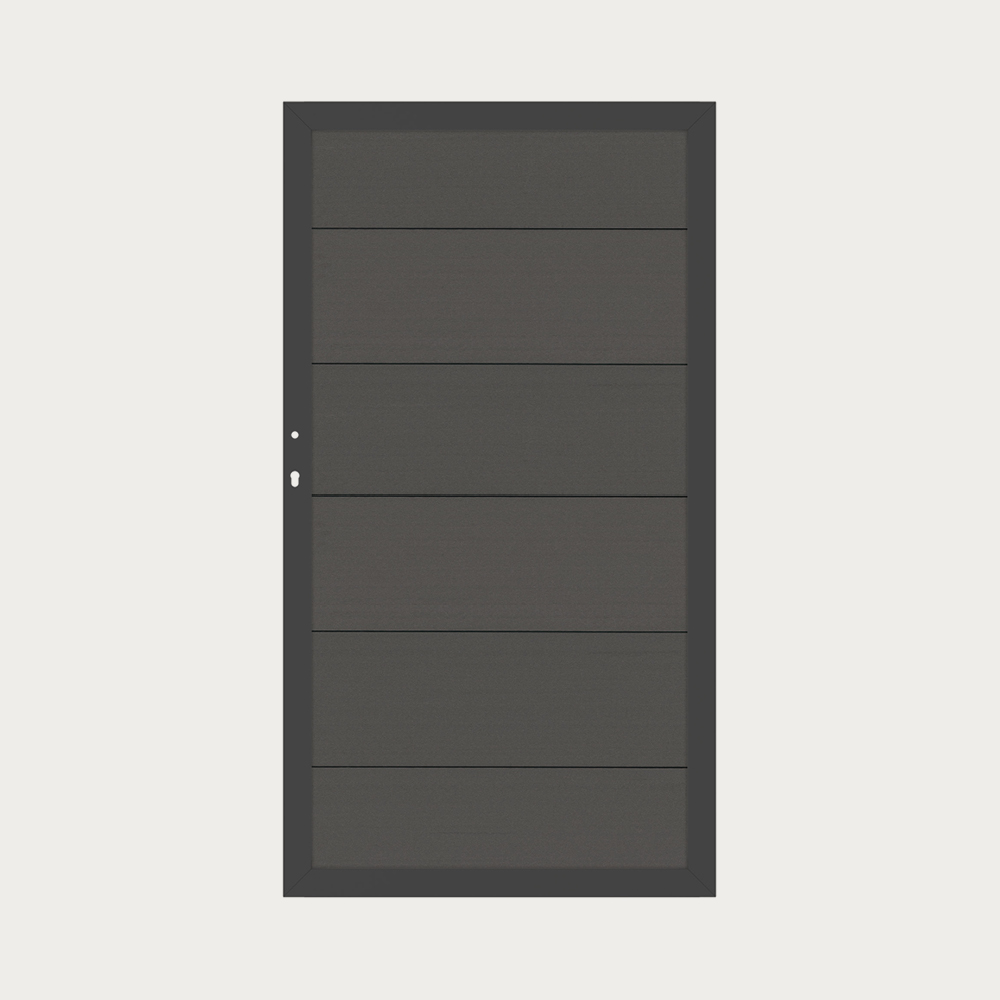 SYSTEM WPC XL Standardtor Anthrazit/anthrazit