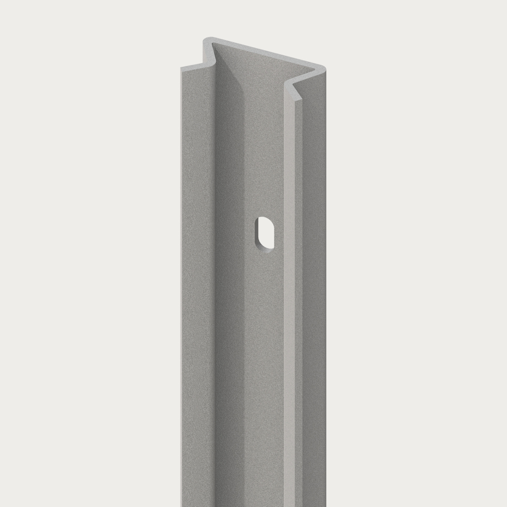 Pfosten Eckmontageadapter, Silber
105 cm