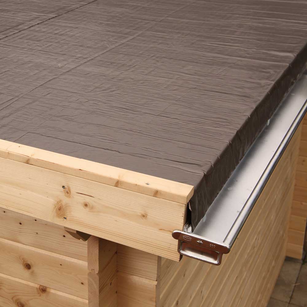 Dachrinne Alu eckig Flachdach bis 800 cm