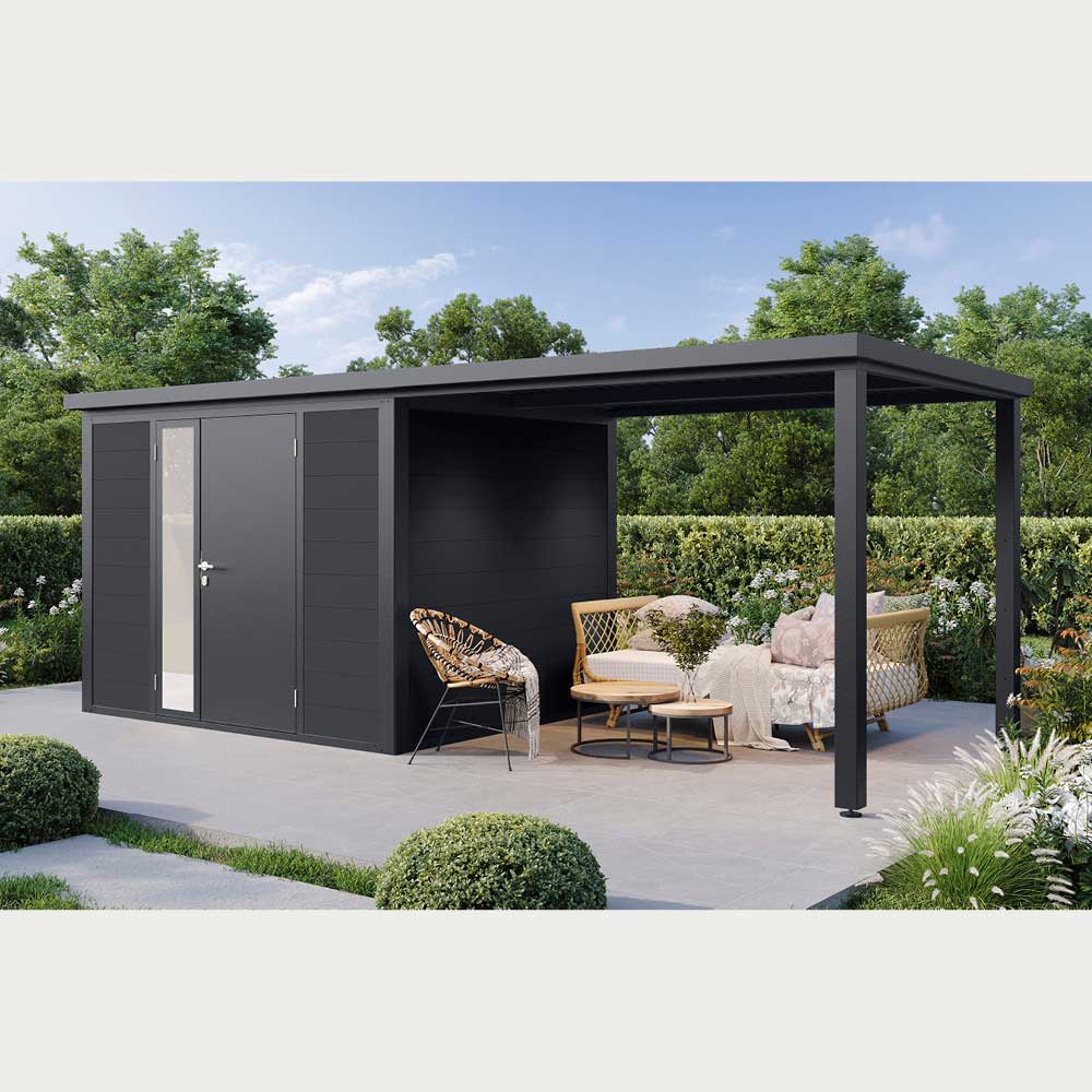 Juna 5823 19 Anthrazit/Hellgrau, 290x230cm