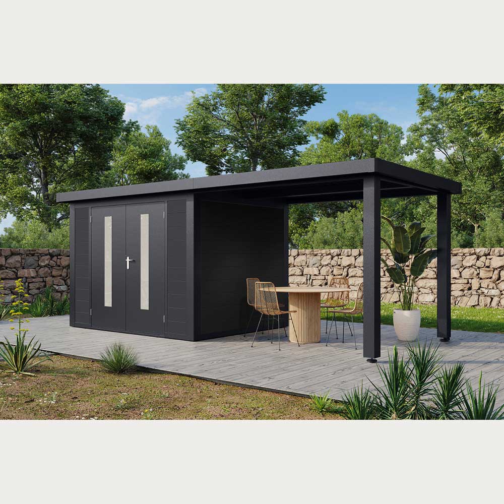 Olin 5924 28 Anthrazit/Hellgrau, 300x240cm