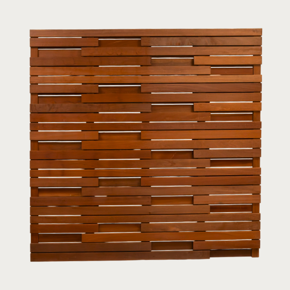 PRIMA NOVA Bangkirai-Bretterzaun 180x180cm